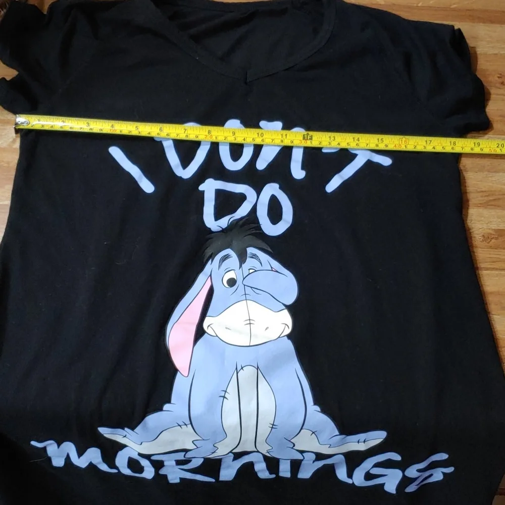 Disney's Eeyore T-Shirt Pajama NWOT S-M 8-10 - Picture 10 of 10